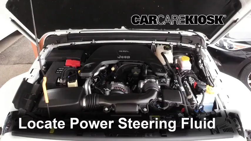 2018 Jeep Wrangler Unlimited Sport 3.6L V6 Power Steering Fluid